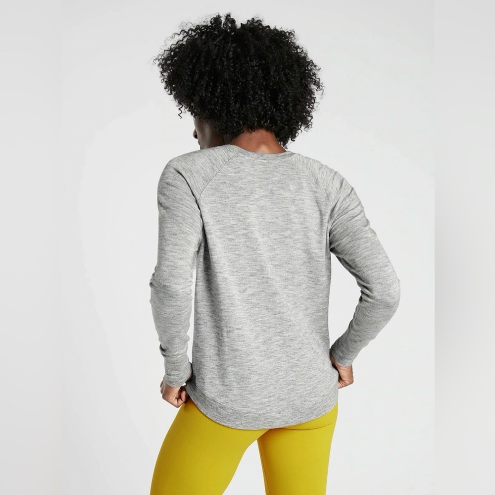 Athleta Mindset Sweatshirt Heather Gray Small - Picture 6 of 11